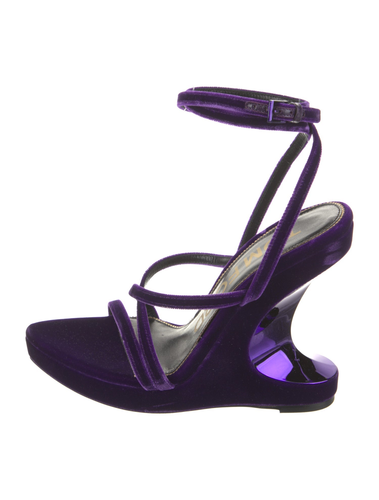 Tom Ford Velvet Slingback Sandals