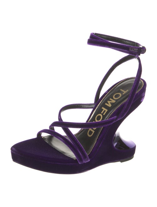 Tom Ford Velvet Slingback Sandals