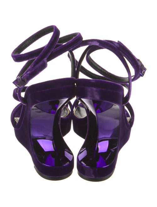 Tom Ford Velvet Slingback Sandals