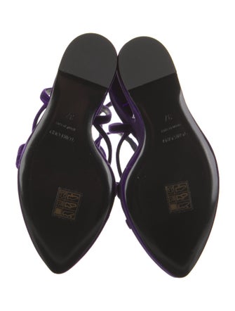 Tom Ford Velvet Slingback Sandals