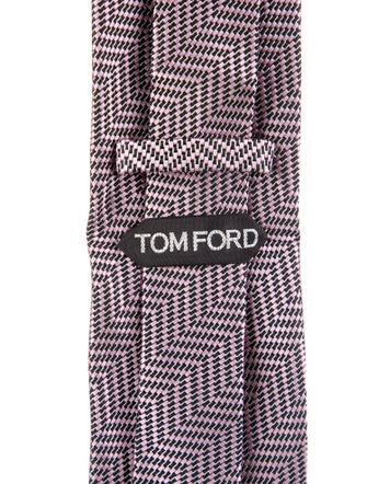 Tom Ford pattern silk tie