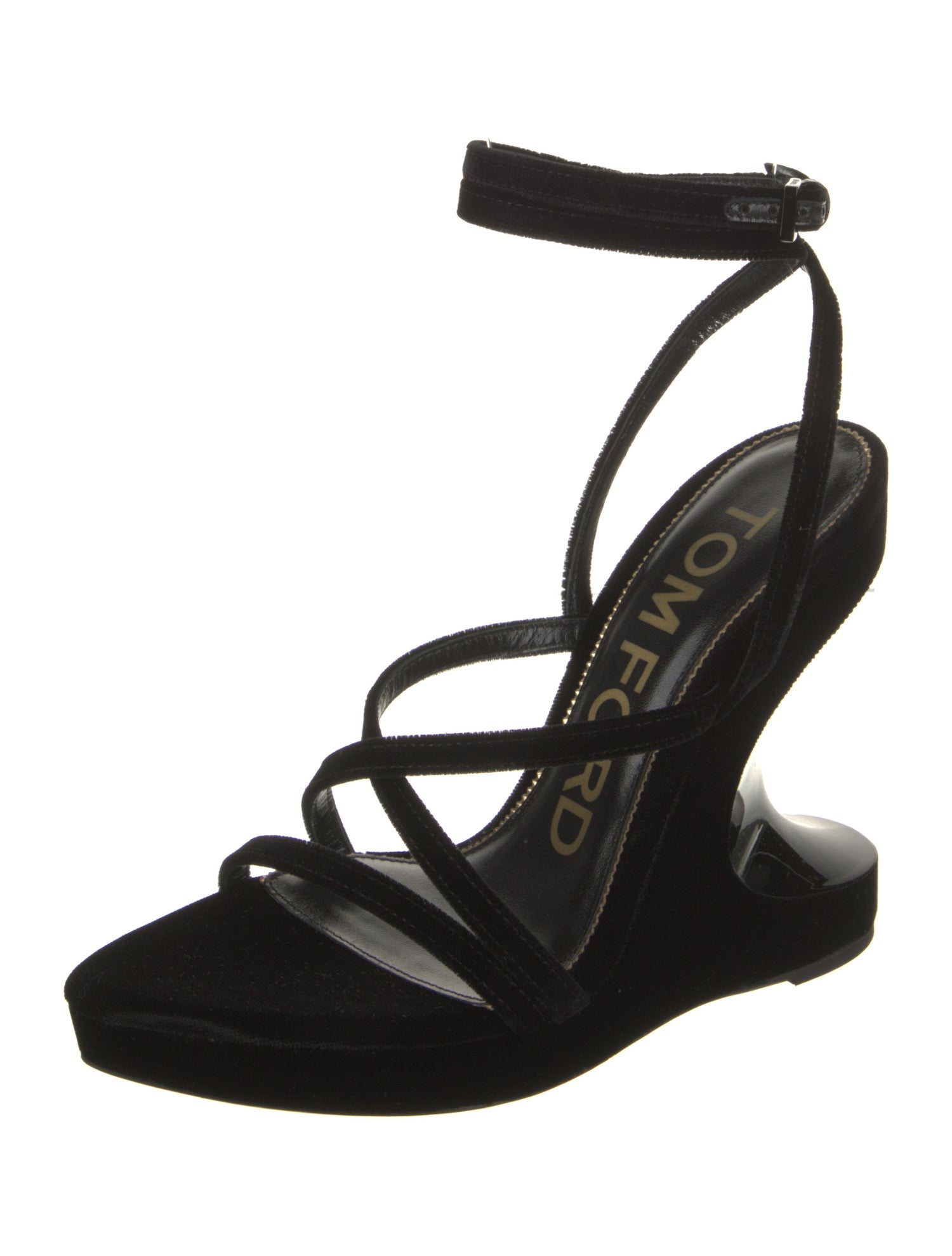Tom Ford Velvet Slingback Sandals