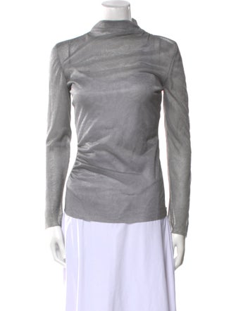 Tom Ford Cowl Neck Long Sleeve Top