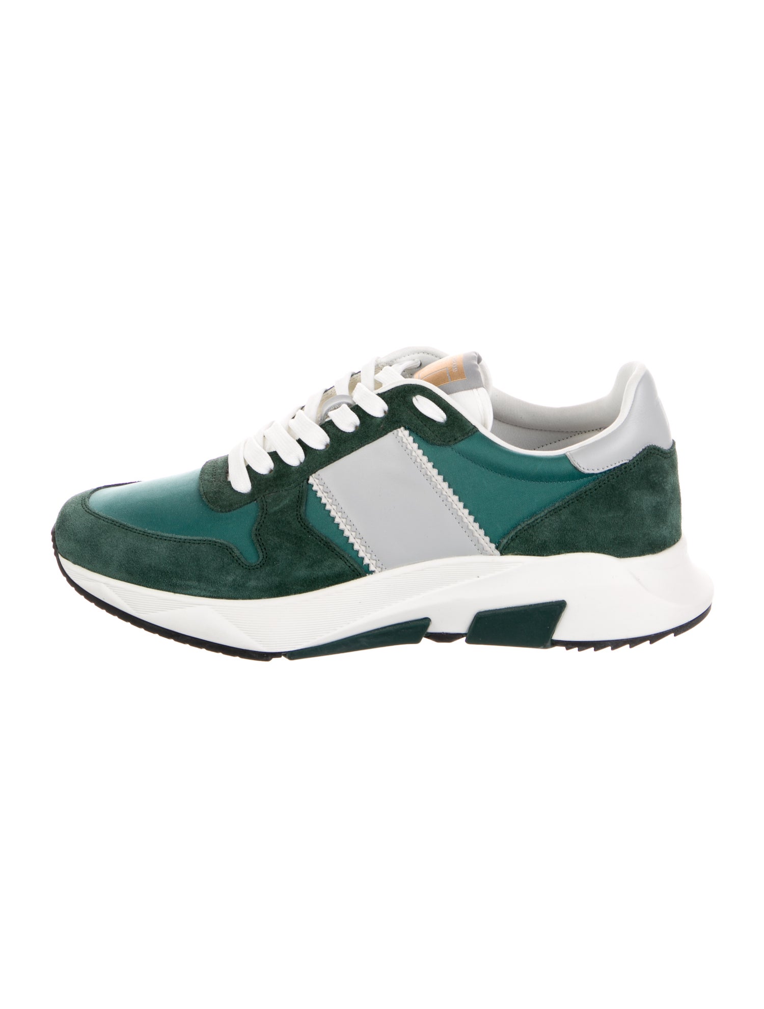 Tom Ford Suede Printed Athletic Sneakers