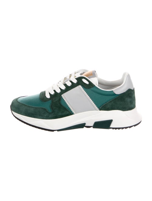 Tom Ford Suede Printed Athletic Sneakers