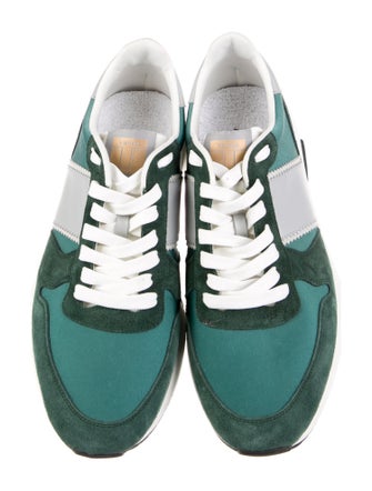 Tom Ford Suede Printed Athletic Sneakers