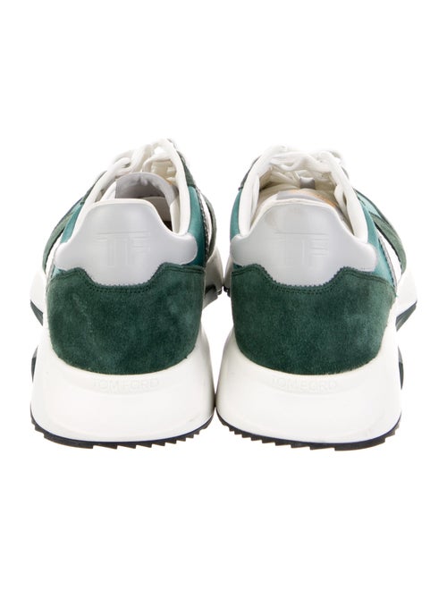 Tom Ford Suede Printed Athletic Sneakers