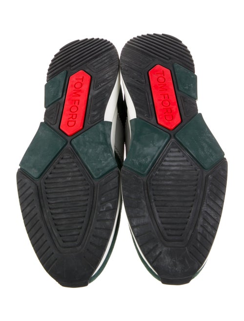 Tom Ford Suede Printed Athletic Sneakers