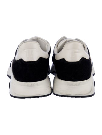 Tom Ford Suede Printed Athletic Sneakers