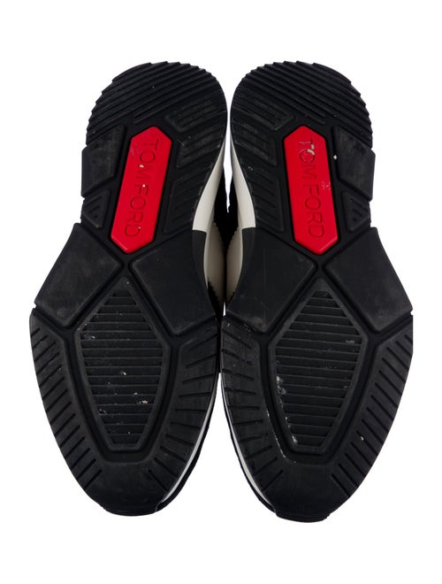 Tom Ford Suede Printed Athletic Sneakers