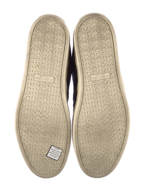 Tom Ford Leather Striped Sneakers