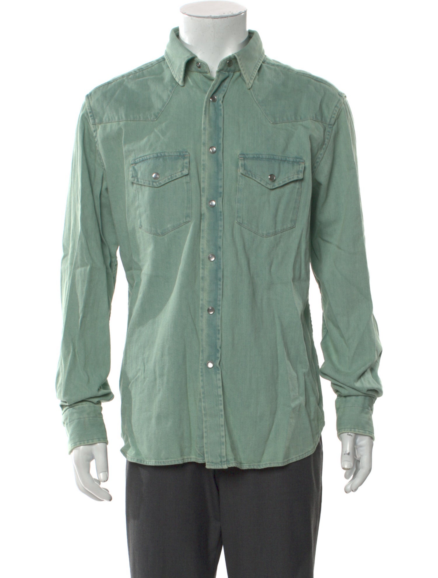 Tom Ford Long Sleeve Denim Shirt w/ Tags