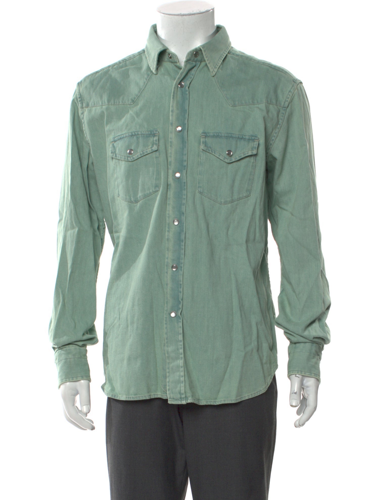 Tom Ford Long Sleeve Denim Shirt w/ Tags