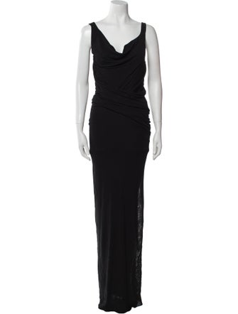 Tom Ford Cowl Neck Long Dress