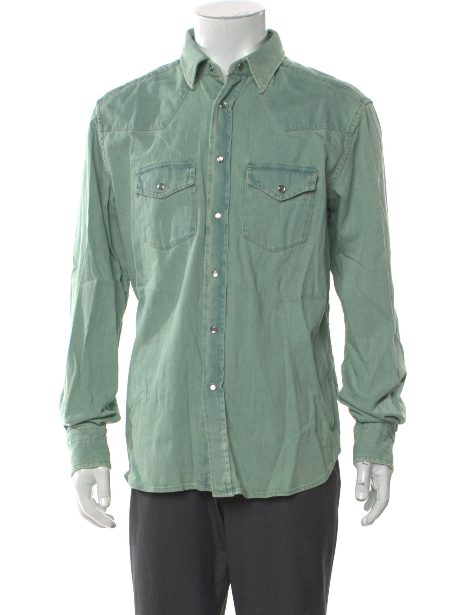 Tom Ford Long Sleeve Denim Shirt w/ Tags