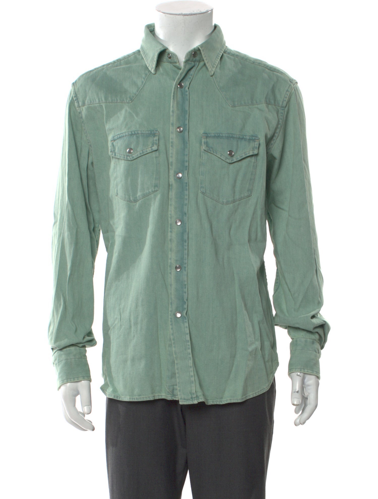 Tom Ford Long Sleeve Denim Shirt w/ Tags