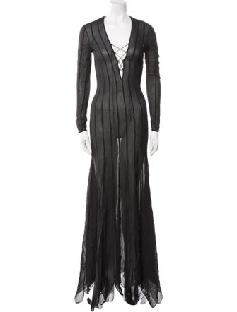Tom Ford V-Neck Long Dress