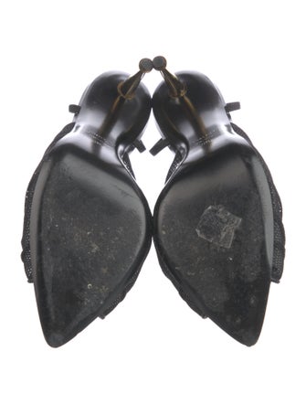 Tom Ford Mesh Mesh Accents Slingback Sandals