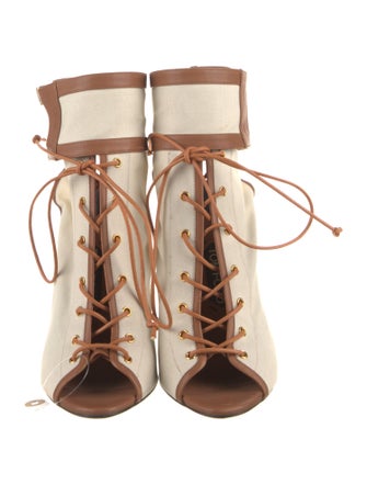 Tom Ford Canvas Animal Print Sandals