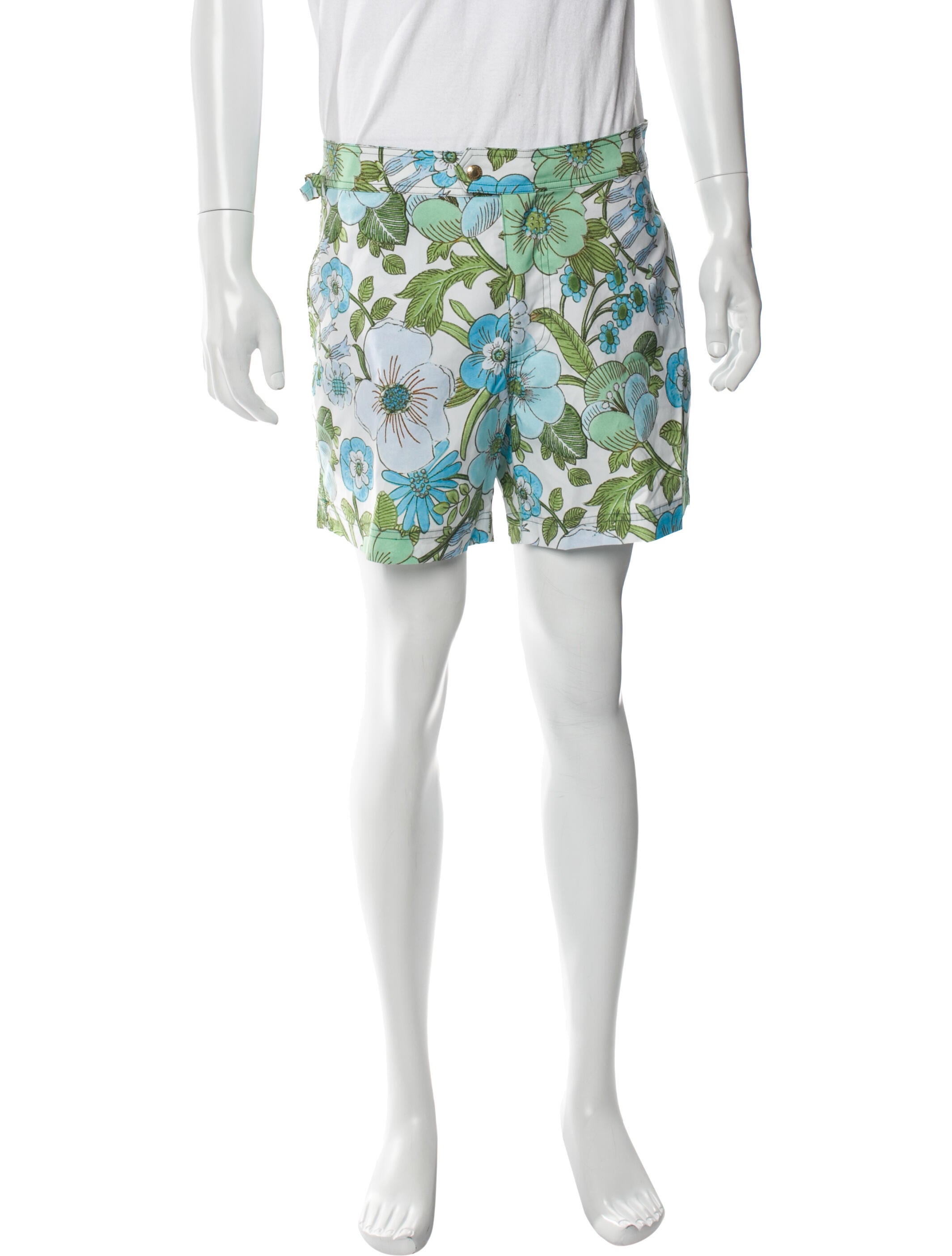 Tom Ford Floral Print Swim Trunks w/ Tags
