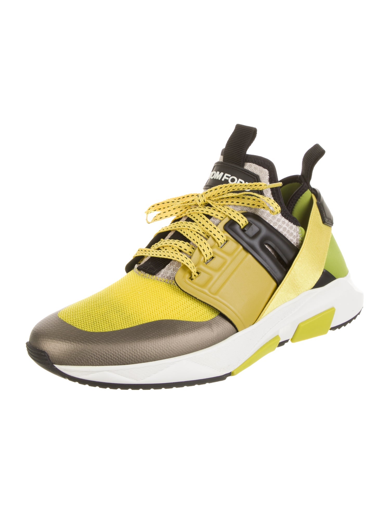 Tom Ford Colorblock Pattern Sneakers