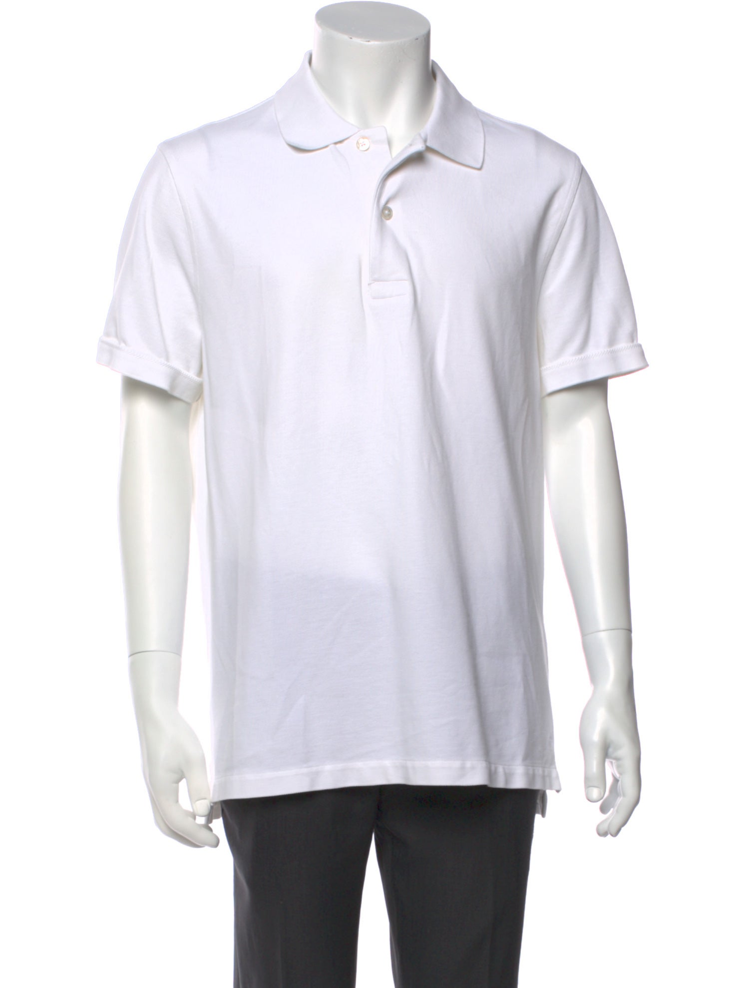 Tom Ford Collar Short Sleeve Polo Shirt