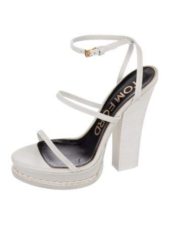 Tom Ford Leather Slingback Sandals