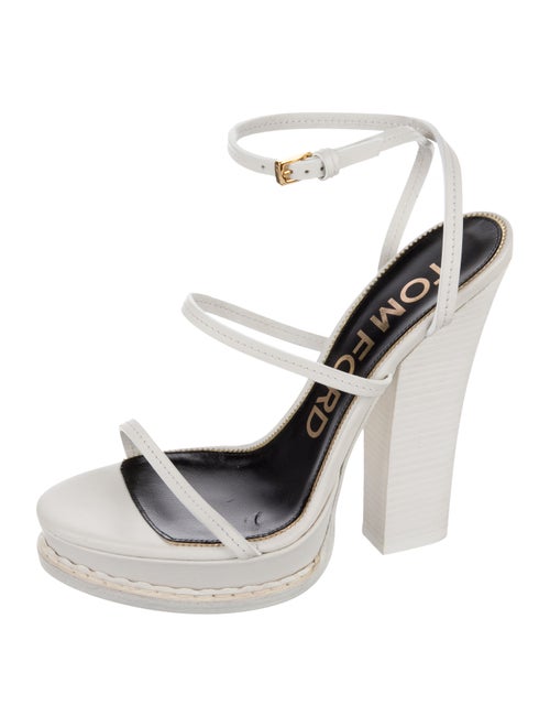 Tom Ford Leather Slingback Sandals