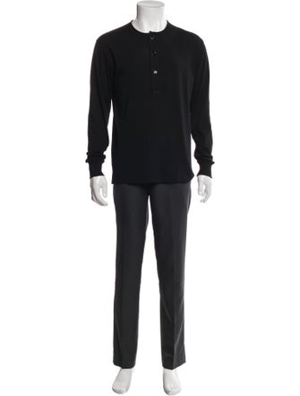 Tom Ford Crew Neck Long Sleeve Henley