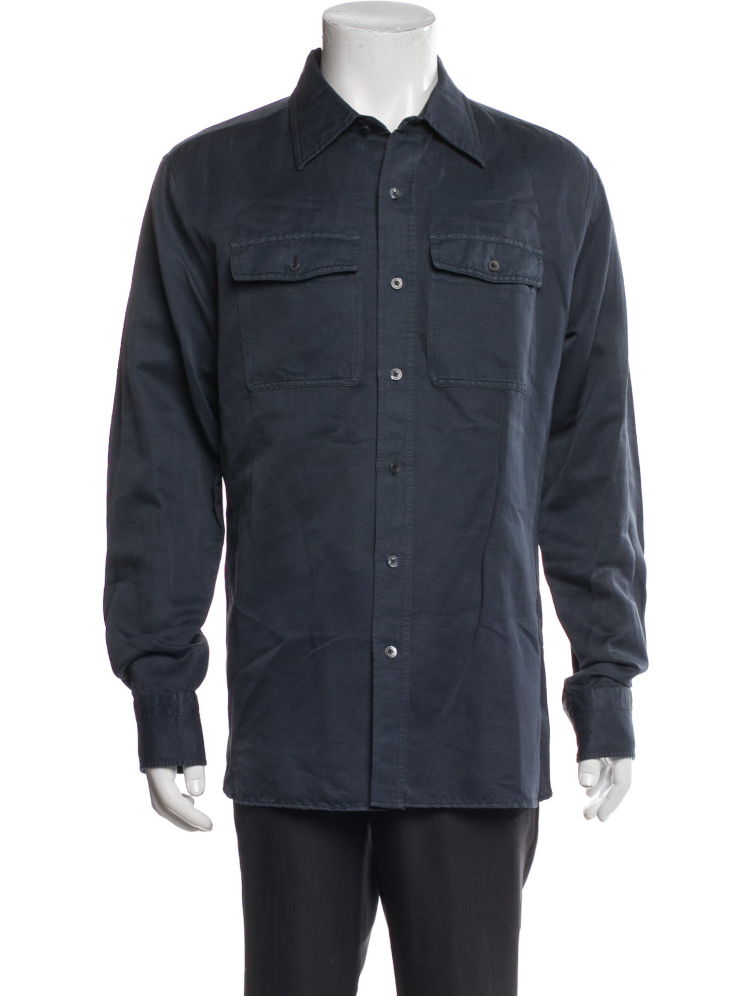 Tom Ford Linen Long Sleeve Shirt
