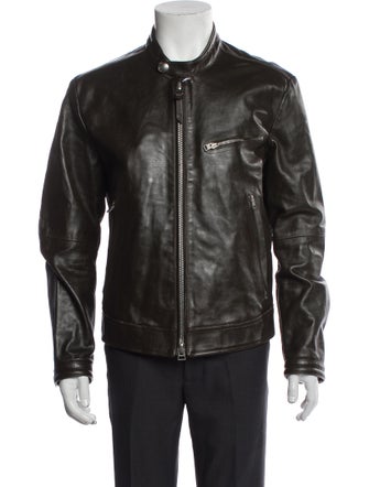 Tom Ford Calf Leather Moto Jacket