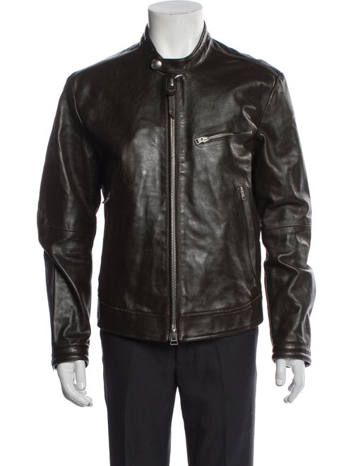Tom Ford Calf Leather Moto Jacket