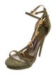 Tom Ford Suede Chain-Link Accents Gladiator Sandals
