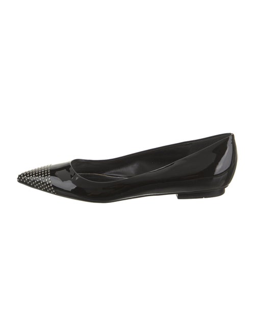 Tom Ford Patent Leather Animal Print Ballet Flats