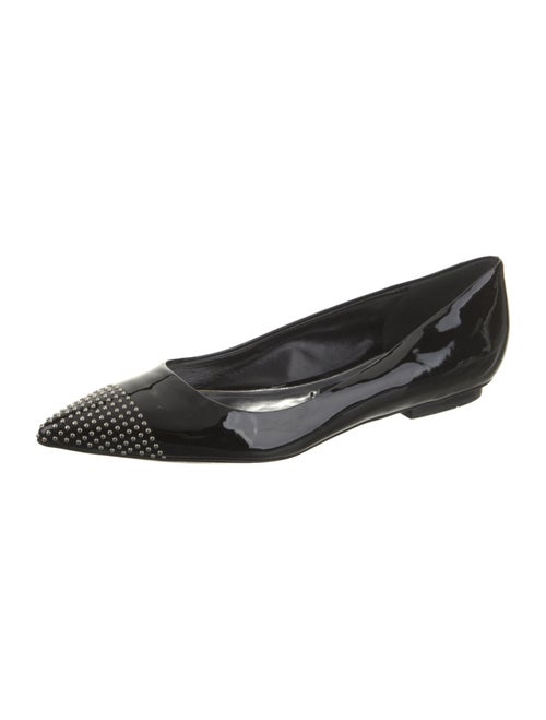 Tom Ford Patent Leather Animal Print Ballet Flats