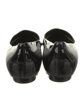 Tom Ford Patent Leather Animal Print Ballet Flats