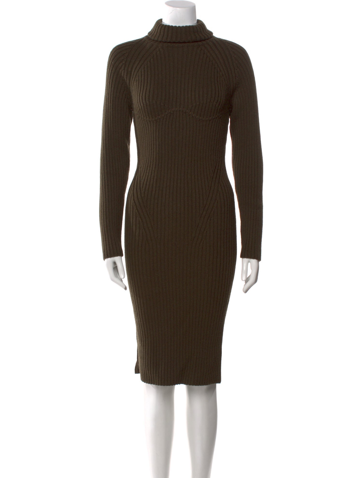 Tom Ford Mock Neck Knee-Length Dress