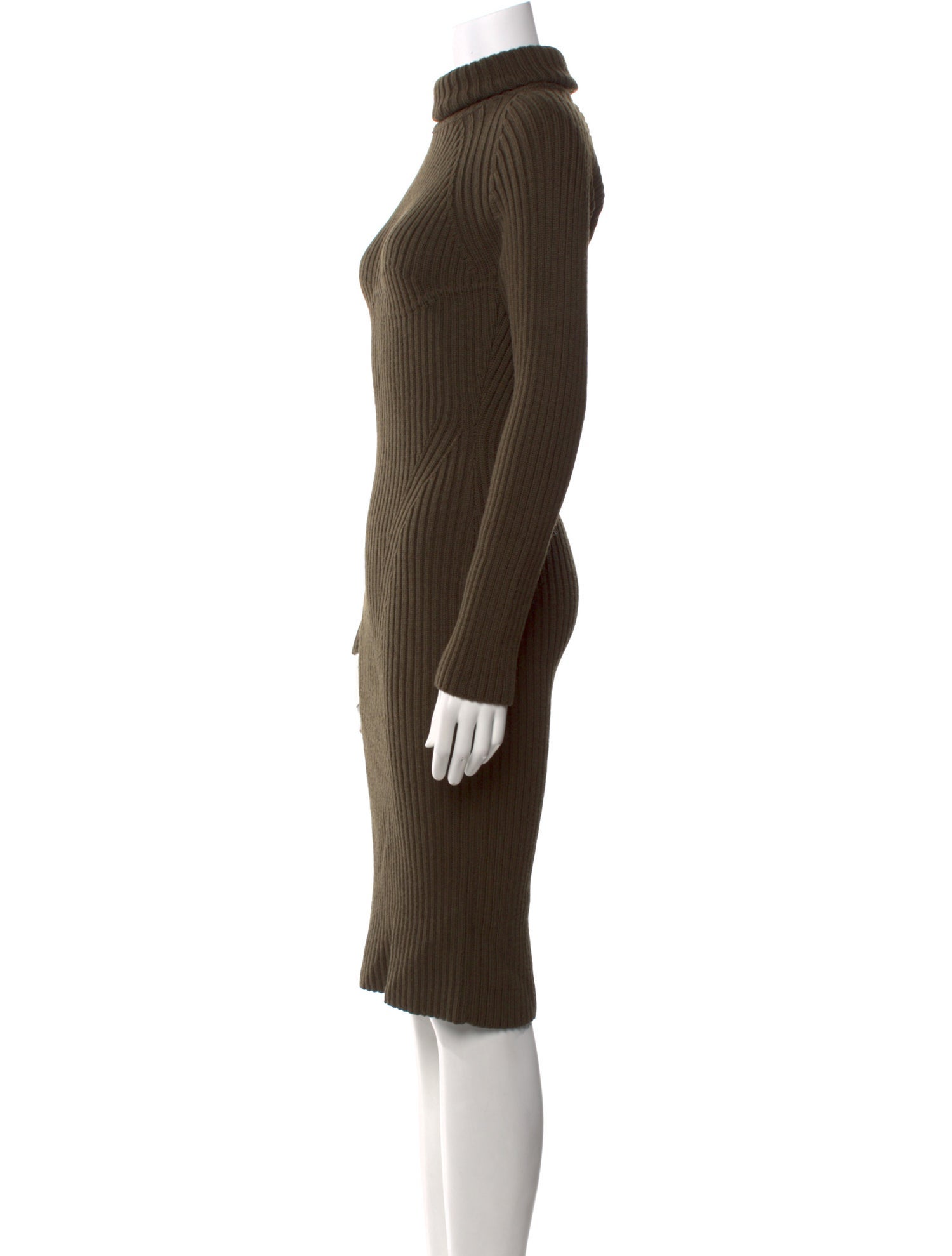 Tom Ford Mock Neck Knee-Length Dress