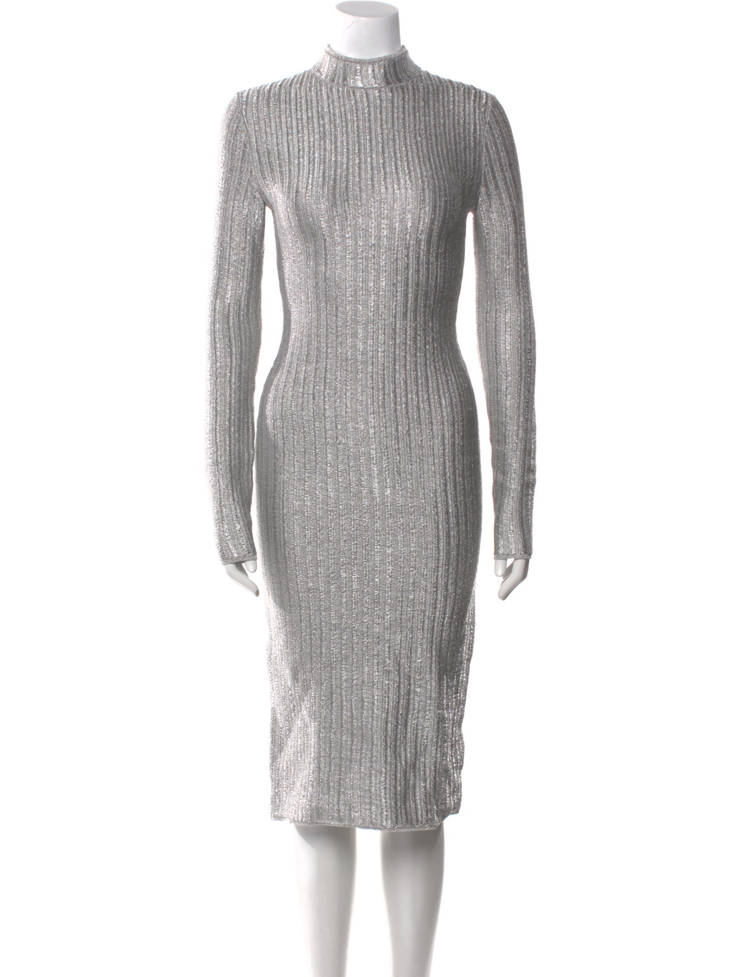 Tom Ford Mock Neck Knee-Length Dress
