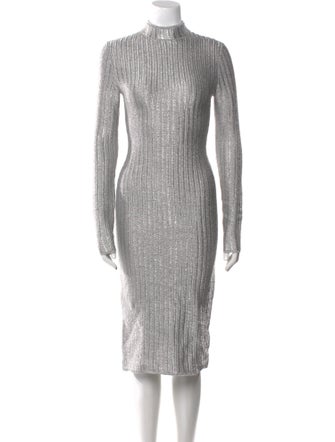 Tom Ford Mock Neck Knee-Length Dress