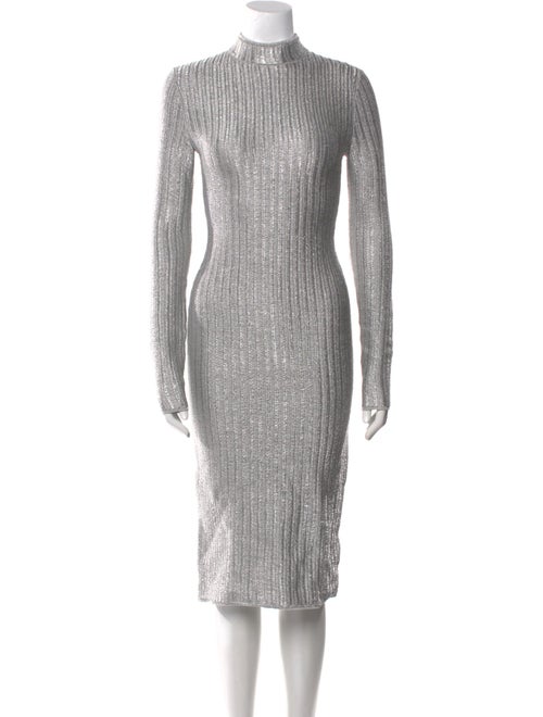 Tom Ford Mock Neck Knee-Length Dress
