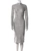 Tom Ford Mock Neck Knee-Length Dress