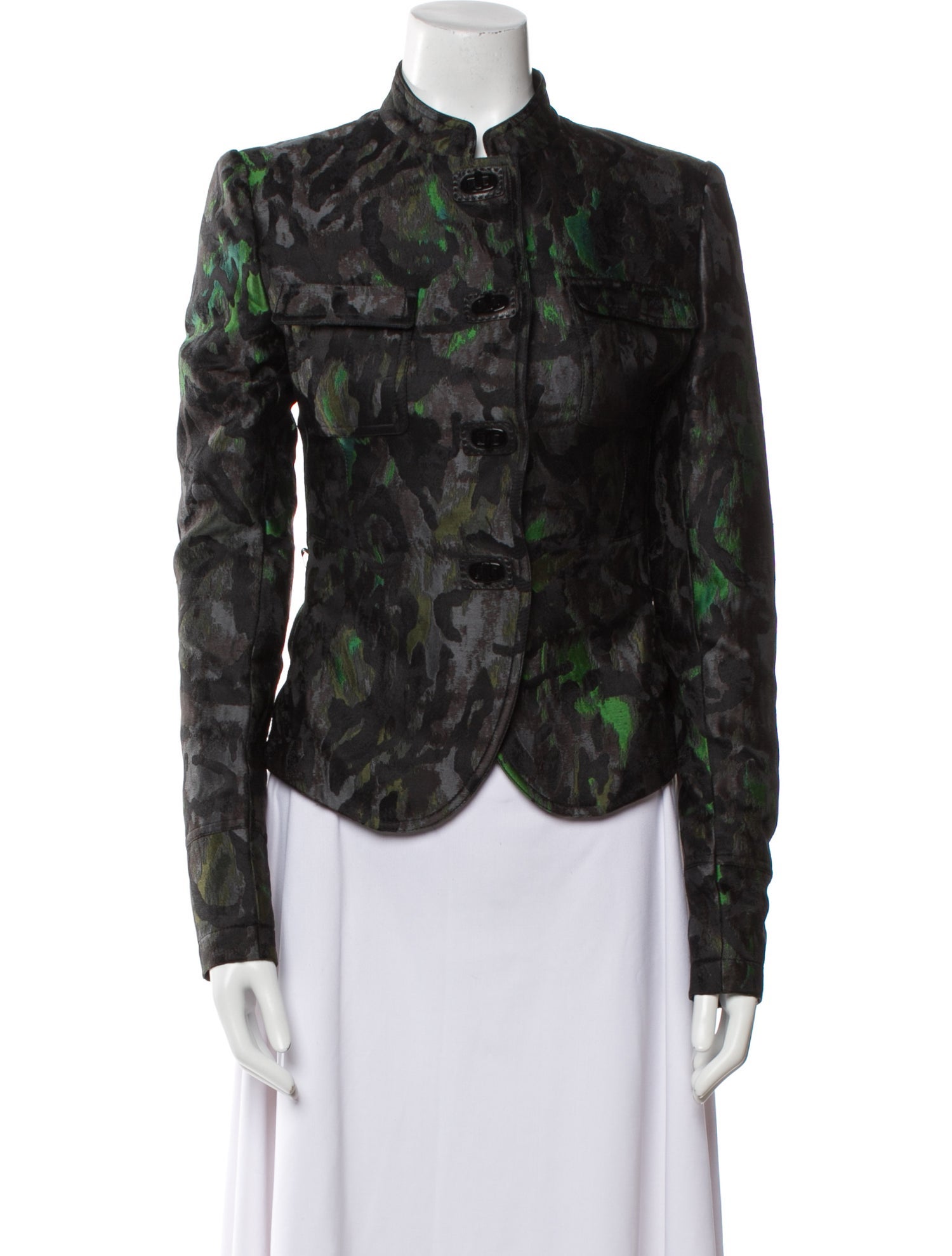 Tom Ford Silk Printed Jacket