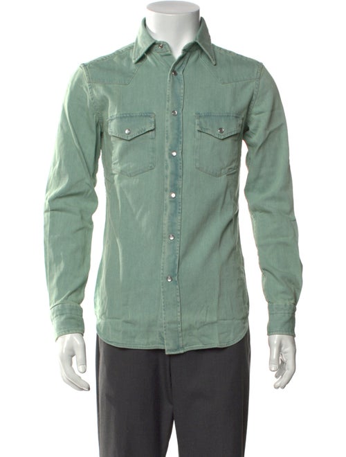 Tom Ford Long Sleeve Denim Shirt
