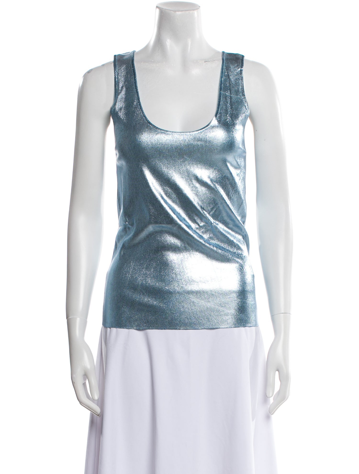 Tom Ford Printed Scoop Neck Top