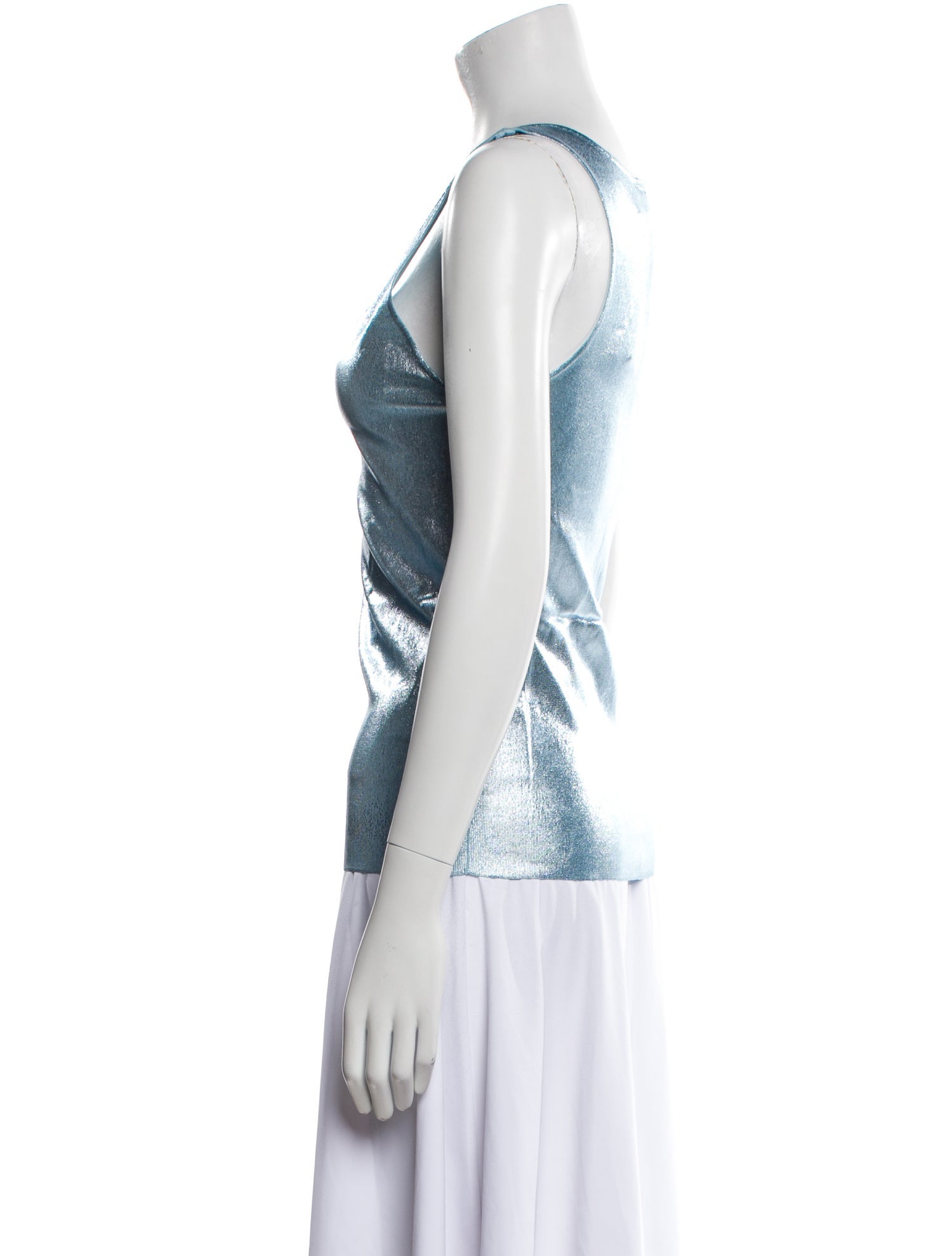 Tom Ford Printed Scoop Neck Top