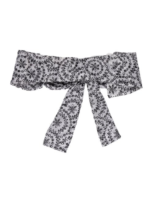 Tom Ford Printed Strapless Crop Top