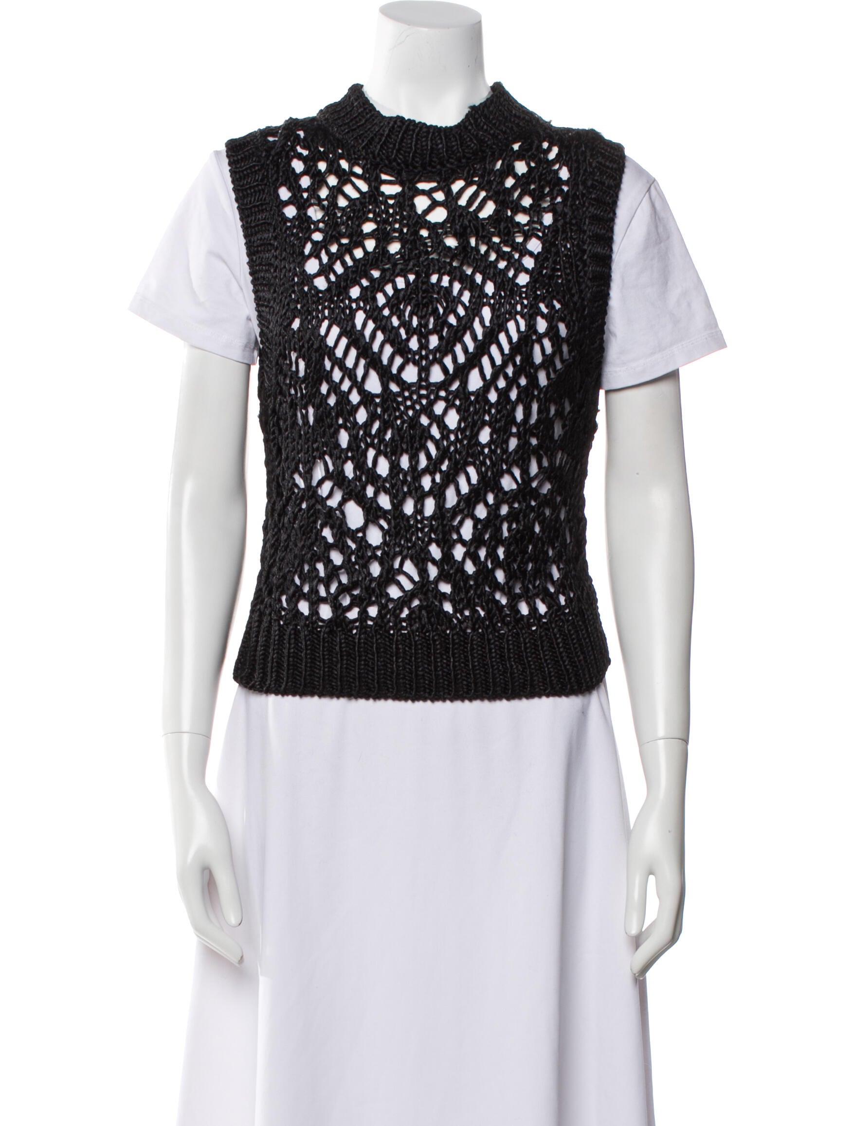 Tom Ford Mock Neck Short Sleeve Top