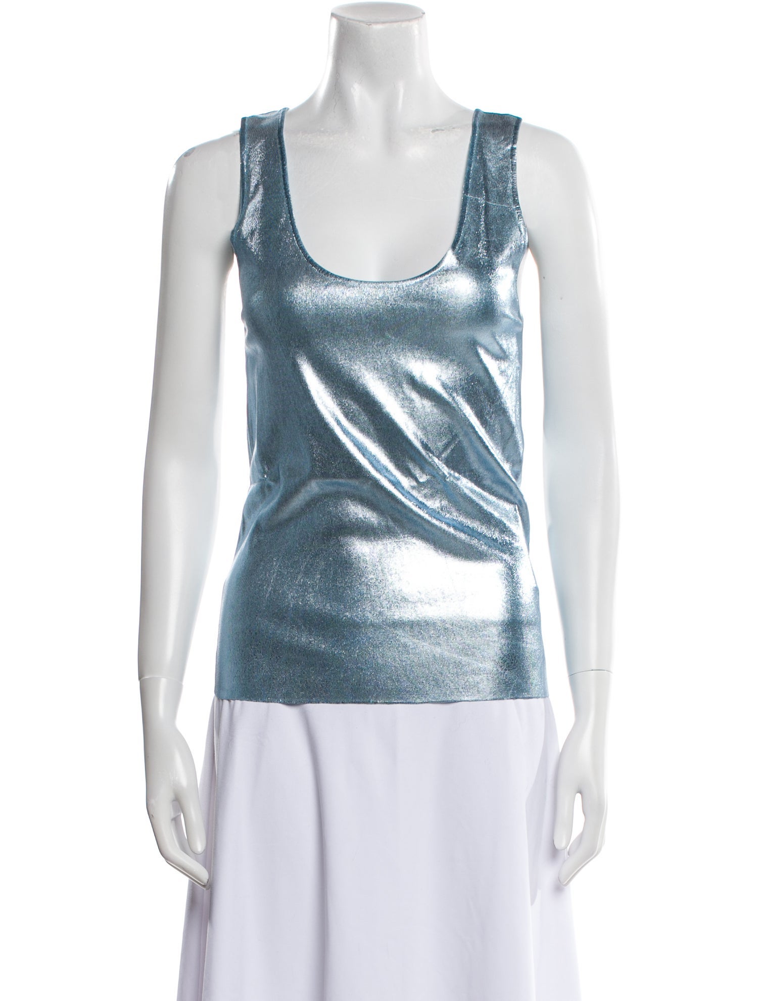 Tom Ford Printed Scoop Neck Top