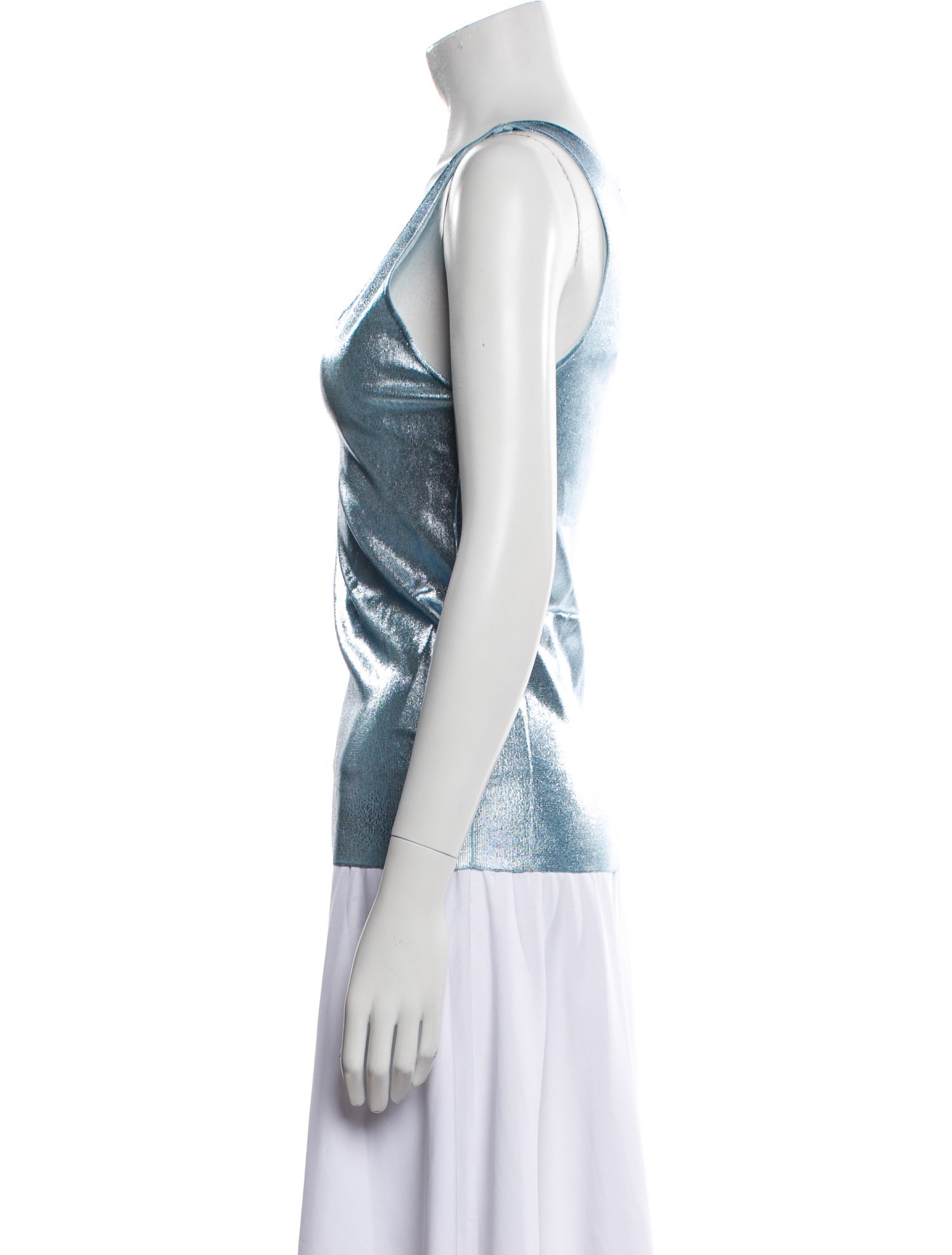 Tom Ford Printed Scoop Neck Top